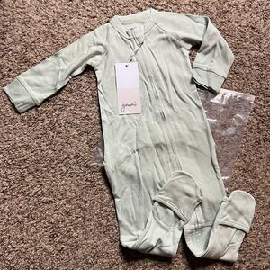 NWT Goumi Kids Succulent Footie SZ 18-24mo Zipper Baby Jumpsuit Bamboo Zippy